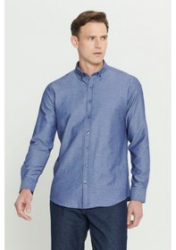 Resim AC&Co / Altınyıldız Classics Erkek Gömlek (465701802) Mavi 
