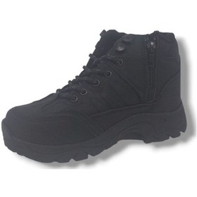 Resim Scot 769 Erkek Çocuk Siyah Bağcıklı Fermuarlı Bot Siyah 