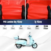 Resim Yukı Mojıto 50 Motosiklet Brandası Su Geçirmez Branda Kırmızı Branda Motor Branda L 