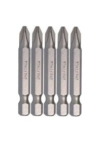 Resim Ph2x75 Darbe Kontrollü Yıldız Bits Vidalama Ucu 5'li 75mm Ph2x75 