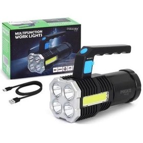 Resim Multifonksiyon Kamp Feneri Açık Gri 