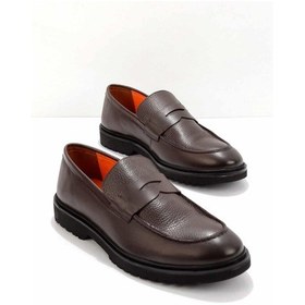 Resim Bambi Kahve Leather Erkek Loafer Ayakkabı E01902900041 Kahve 
