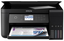 Resim Epson L6160 Yazıcı-Tarayıcı-Fotokopi Renkli Mürekkep Tanklı Yazıcı WI-FI Ethernet 