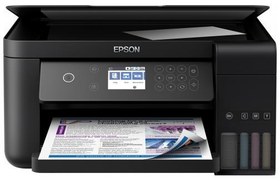 Resim Epson L6160 Yazıcı-Tarayıcı-Fotokopi Renkli Mürekkep Tanklı Yazıcı WI-FI Ethernet 