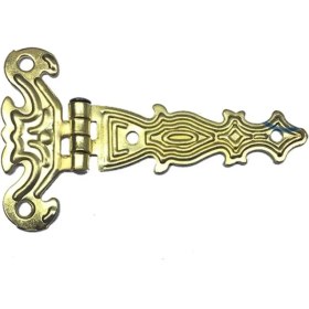 Resim Dekoratif, Sac Tek Kuyruklu Menteşe - 40X68 Mm, Küçük, Sarı, 1 Adet 