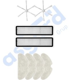Resim Dreame D10s, D10s Pro, D9 Max Gen2 Uyumlu 2 Yan Fırça 2 Filtre 4 Mop Pkt-iasgf0000212 