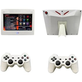 Resim Corsair Pandora 10inç HD LCD Ekranlı 20000 Oyunlu Kablosuz Çift Kol Retro Arcade Şarjlı Oyun Konsolu 