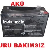 Resim 12 Volt 7 Amper Kuru BakıMSI Uyumluz Taze Akü Güç Kaynağı 