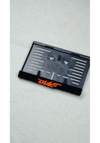 Resim Kişiye Özel Lazer Kesim Plakalık Motosiklet Duke 