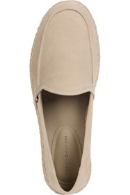 Resim Tommy Hilfiger HILFIGER FLEX ESPA SUEDE LOAFER Erkek Bej Günlük Ayakkabı - FM0FM05392 