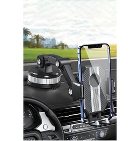 Resim NEVA PRİME V13 Vantuzlu 360 Derece Ayarlanabilir Araç Tutucu - Siyah 