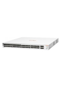 Resim Hp Aruba Instant On, Jl815a, 1830-48g, 48port, Gigabit, 24 Port Poe 370w, 4 Port Gigabit Sfp, Yönetilebilir, Rack Mount Switch 