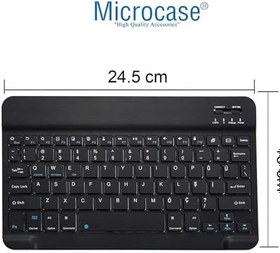 Resim Microcase Xiaomi Redmi Pad 2 Pro 12.1 inch Tablet için Çanta + Bluetooth Klavye + Mouse + Tablet Standı Siyah- AL4234 