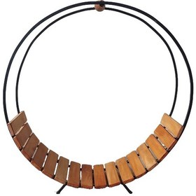 Resim Blueflame Metal Ahşaplı Dekoratif Şömine Odunluk 