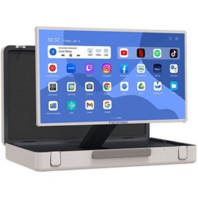 Resim NPO AP2718T 27'' FHD 8 RAM 128 GB Android Dokunmatik Çantalı Şarjlı Taşınabilir Smart Led Ekran 