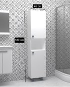 Resim LABELLADİZAYN Çok Amaçlı Mutfak-banyo Dolabı %100 Mdf 