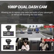 Resim Createtech Arabalar İçin 2lens Dash Kamera, 1080p Araba Dvr, Wifi Kaydedici, Ön Kamera, Video X26-hardware Kit 