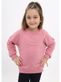 Resim Toontoy Kız Çocuk Sweatshirt Gülkurusu 