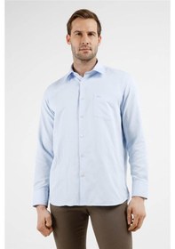 Resim İmza Comfort Fit Koyu Mavi Erkek Gömlek 1004255268 Koyu Mavi 