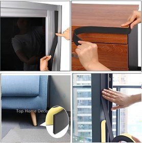 Resim Contacall Yapışkan Bantlı Yalıtım Sünger 3 Mm Kalınlık 15 Mm Genişlik 25 M Uzunluk Eva 3x15 