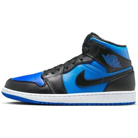 Resim Air Jordan 1 Mid Erkek Basketbol Ayakkabısı 