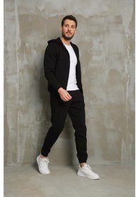 Resim Erkek 5016 Eşofman Takımı Siyah 