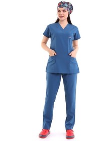 Resim Bflex Soft Yarasa Kol Takım - 6408 Petrol Mavi Soft-6915 