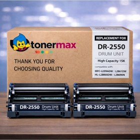 Resim Brother Dr-2550 Muadil Drum Ünitesi 2'li Paket / Hl-l2461dn / Mfc-l2806dw / Mfc-l2861dw / Mfc-l2886dw 