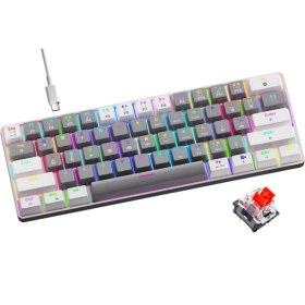 Resim Storemax T60 Mekanik Oyuncu Klavyesi Red Switch Rgb LED Işıklı Kablolu Gaming Klavye 