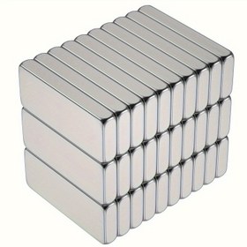 Resim 10 adet Manyetik Bar, 15x6x2mm Nadir Toprak Manyetikleri, Dikdörtgen Manyetik Bar, Mutfak Aracı Depolama için Manyetikler, Tahta Manyetik 