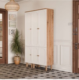 Resim Set 5092-5094 Roma 6 Kapaklı Membran 5 Askılı Raflı Bohem Portm 