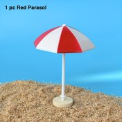 Resim 1 adet/2 adet/10 adet DIY Mini Plaj Mikro Manzara Dekoru - Tekne, Çapa, Şezlong, Şemsiye & Can Yeleği Seti için Bayram El Sanatları, Fotoğrafçılık Aksesuarları ve Tatil Süsleri 