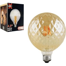 Resim Ayt Ledx Gds-95 Kırılmaz Gövde 4,5 Watt Rustik Ampul Dekoratif Lamba Aydınlatma 