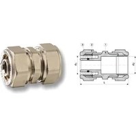 Resim FIRAT PLASTİK Pex Bağlantı Manşonu 16 mm 