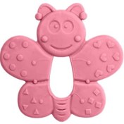 Resim Kauçuk Yumuşak Diş Kaşıyıcı - Kelebek Figürlü Pembe 