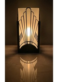 Resim Opencart Grönö Lamba 1 İçin Art Deco Abajur Sadece Plastik Aparattır 