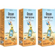 Resim Ocean Balık Yağı Şurup Portakal Aromalı 150 ML 3 Adet 