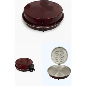 Resim Yognetic Jumbo Büyük Boy Elektrikli Tandır | Çok Amaçlı Pişirici | Ekmek Yapma Makinesi - 55 CM | BORDO 