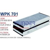 Resim WUNDER WPK701 Polen Filtresi Mercedes 210 Kasa E200 - E220 (İkili Karbonlu) 