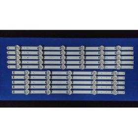 Resim Rewel Lg Tv LED Bar 10 Lu Takım A-5X55,1CM B-5X61,2CM Uyumlu Tv Kodları 55LB652V, 55LB620V, 55LB580V, 55LB580, 55LB620, 55LB650V-ZN, 55LB630V-ZA, 55LB561V-ZE, 55LB629V-ZM, 55LB561V-ZC, 55LB552V-ZA, 