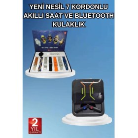 Resim Northcity 2025 Model Kablosuz Kulaklık ve Yeni Nesil Akıllı Saat - Anc, Gps, Suya Dayanıklı, Metal ve Plastik Kayış 