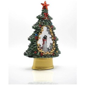 Resim Kar Küresi Plastik Çam Ağacı 0064 