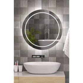 Resim PremiumPort 60CM Beyaz Ledli Kanallı Şık Tasarım Banyo Aydınlatması 