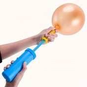 Resim Balon Pompası El Tipi, Balonlar İçin Şişirici Hava Pompası - Çift Aksiyon El Üfleyici Hava Pompası - Balon Şişirici Pompası - Manuel Balon Şişiriciler Makinesi Paskalya Hediyesi, Paskalya Oda Dekoru 