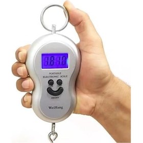 Resim Taşınabilir El Kantarı Dijital Tartı 50 Kg. Clkn-1989 Ahşap 