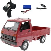 Resim Guiwuu D22 1/10 2.4g 2WD Rc Araba Simülasyon Drift Kamyon Van LED Işık Uzaktan Kumanda On-Road Araba Için D22 TJ110, Kırmızı (Yurt Dışından) 