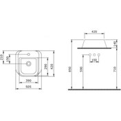 Resim Bocchi Milano Lavabo 60 Cm Parlak Turuncu 1376-012-0126 