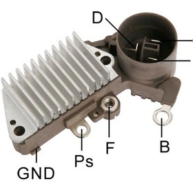 Resim 12v Alternatör Konjektör 3 Fiş Yuvarlak Soket d-ıg-l Honda Cı N11.105 