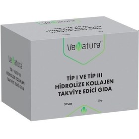 Resim Venatura Tip I ve Tip III Hidrolize Kollajen 30 Saşe 