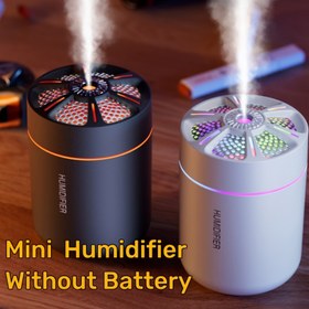 Resim 1 adet Yeni Mini 180 ml Aromaterapi Makinesi ile USB Nemlendirici, Renkli Gradyan Gece Işığı, Araba Yatak Odası Ofis Okul için Uygun, Pil Gerektirmez, USB ile Çalışır 